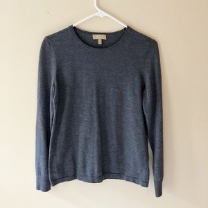 Charter Club Luxury Gray Merino Wool Sweater M